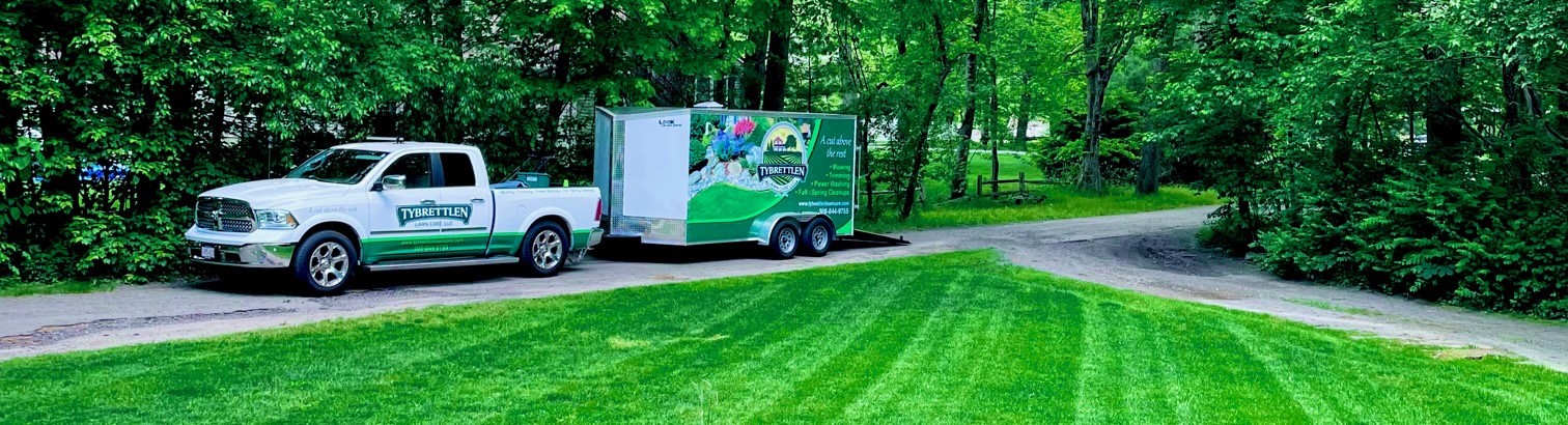 our landscaping team at a raynham ma home